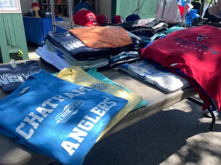 End of season merchandise sale at Veterans Field