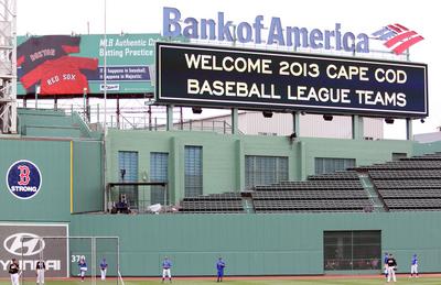 Anglers Spend Off Day at Historic Fenway Park